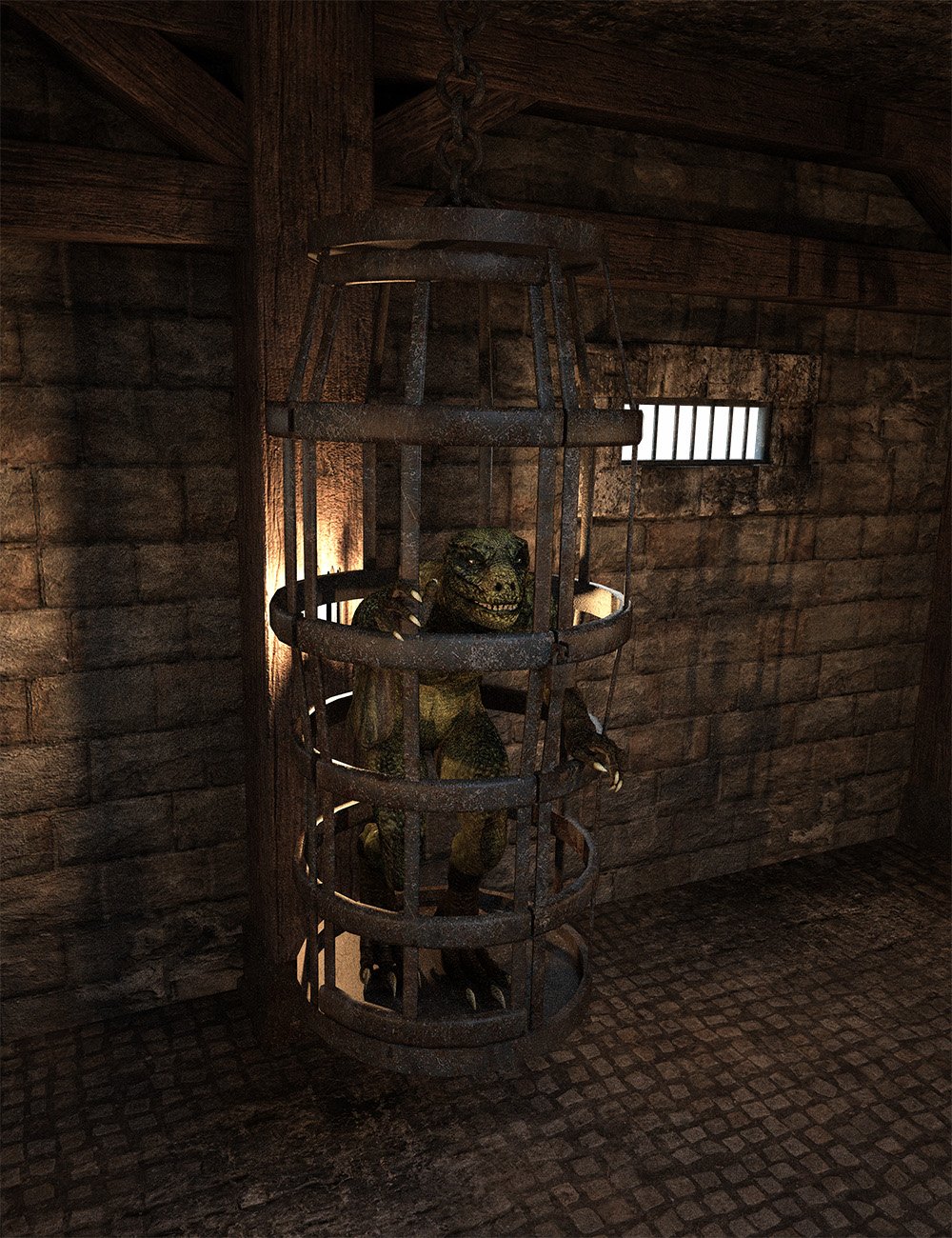 Fantasy Prison Cages by: , 3D Models by Daz 3D