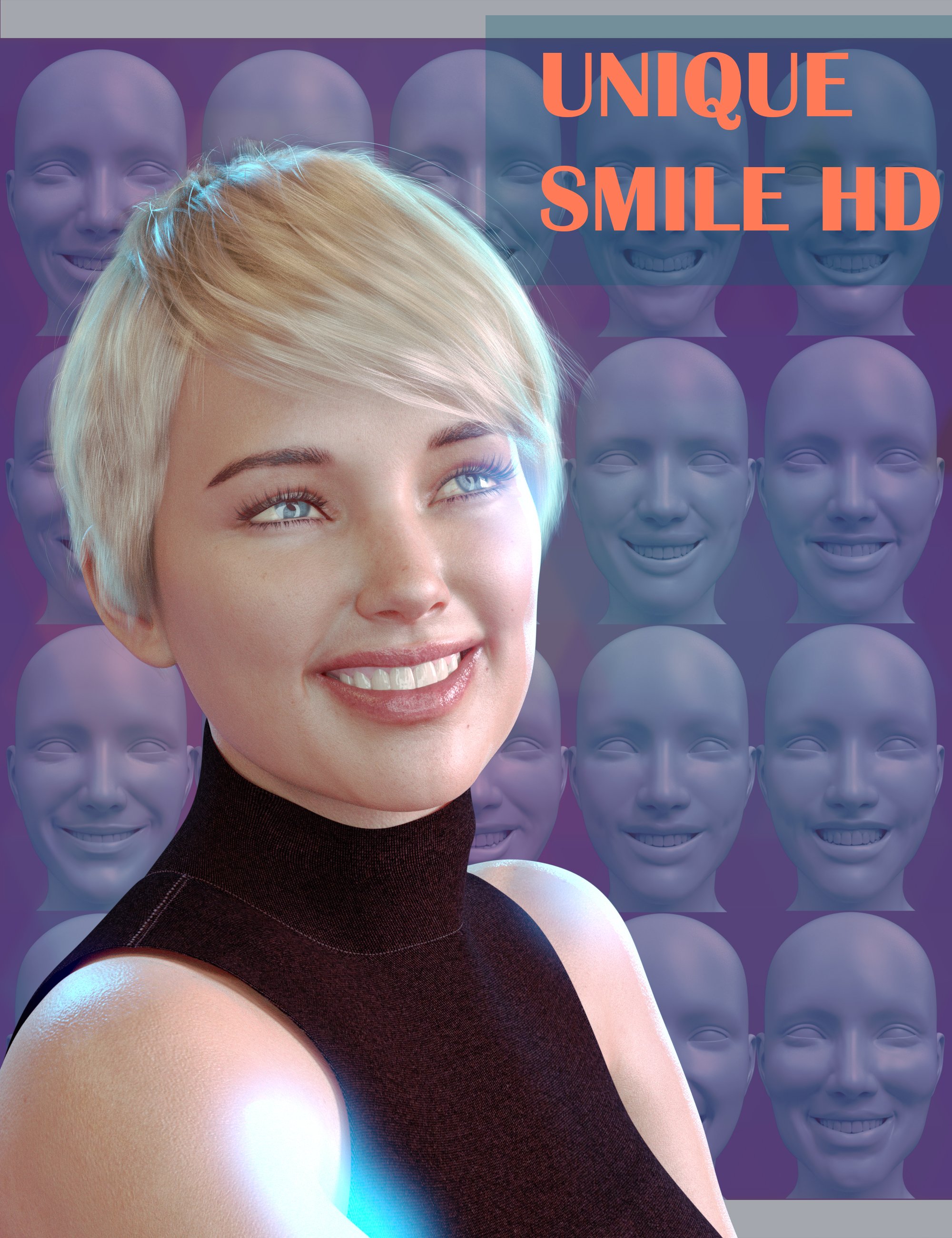 20 Unique Smiles HD for Genesis 8 Female(s) by: PedroFurtadoArts, 3D Models by Daz 3D