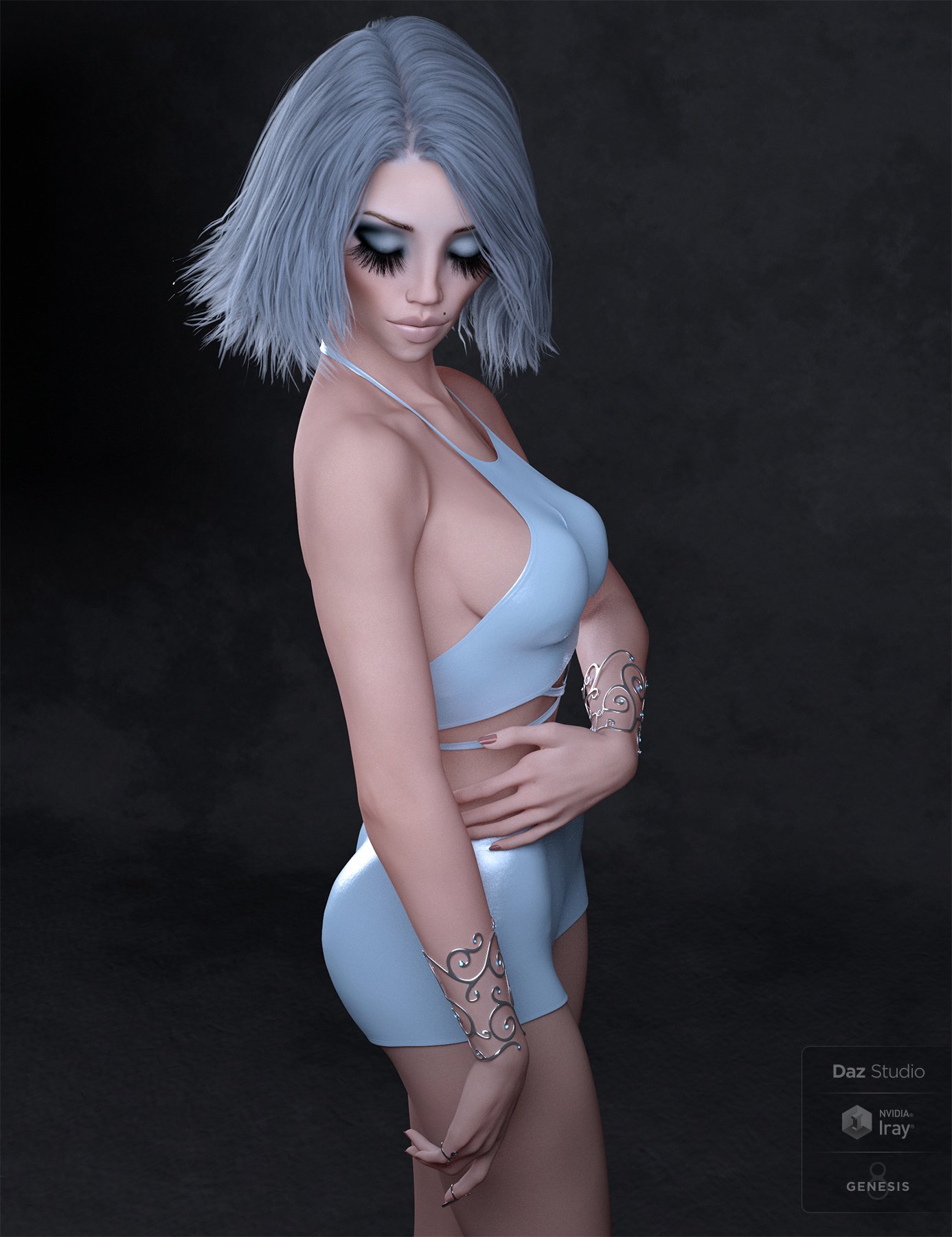 LIL-Kazandra for Genesis 8 Female by: hotlilme74SpookieLilOne, 3D Models by Daz 3D