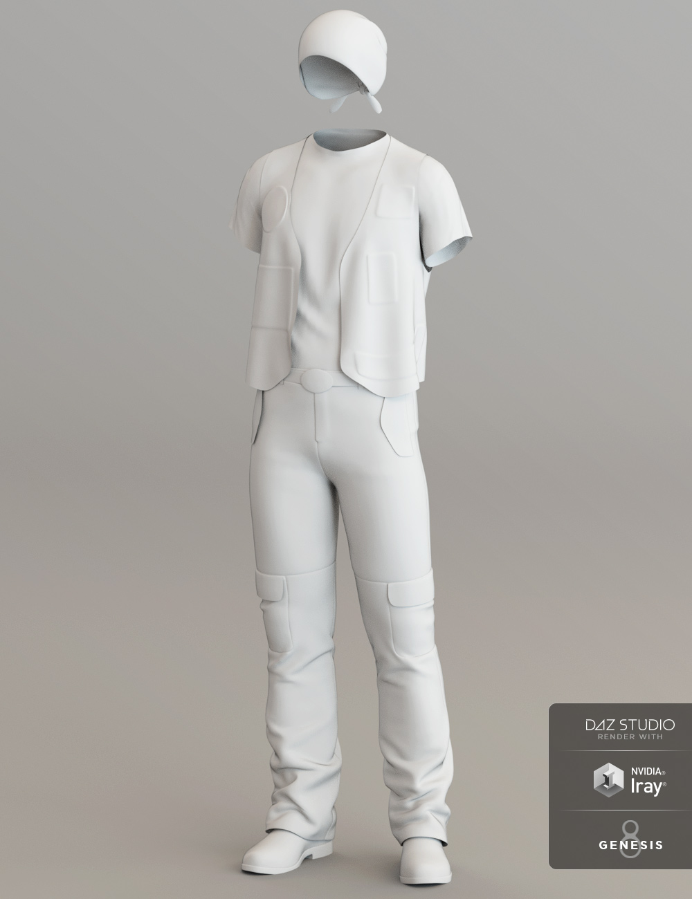 dForce Biker Outfit for Genesis 8 Male(s) by: Nikisatez, 3D Models by Daz 3D