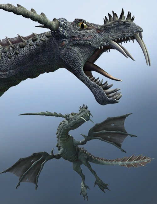 Water Dragon | Daz 3D