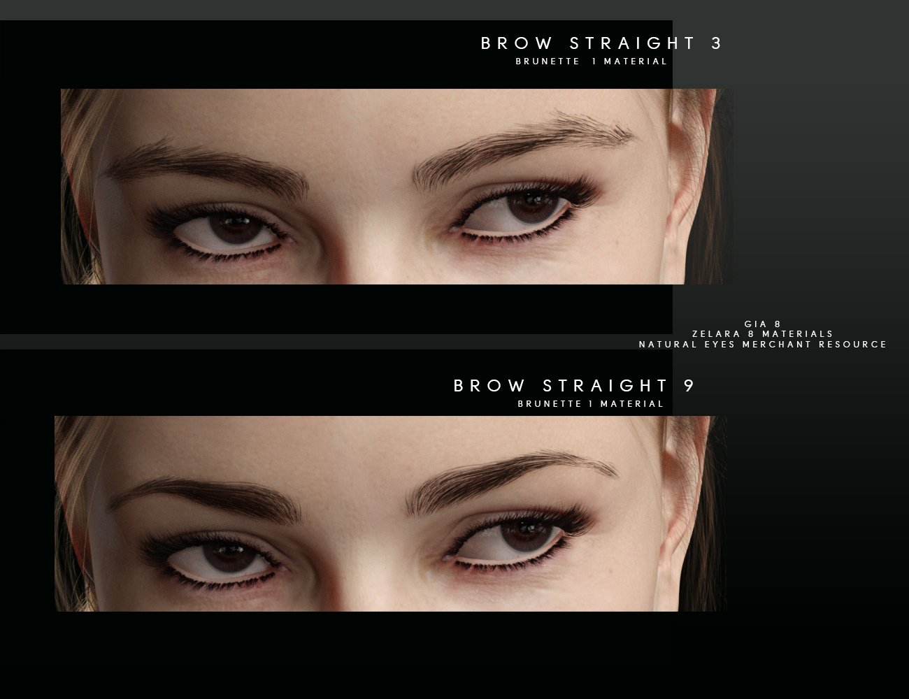 Beautiful Brows for Genesis 8 Female(s) by: chevybabe25, 3D Models by Daz 3D