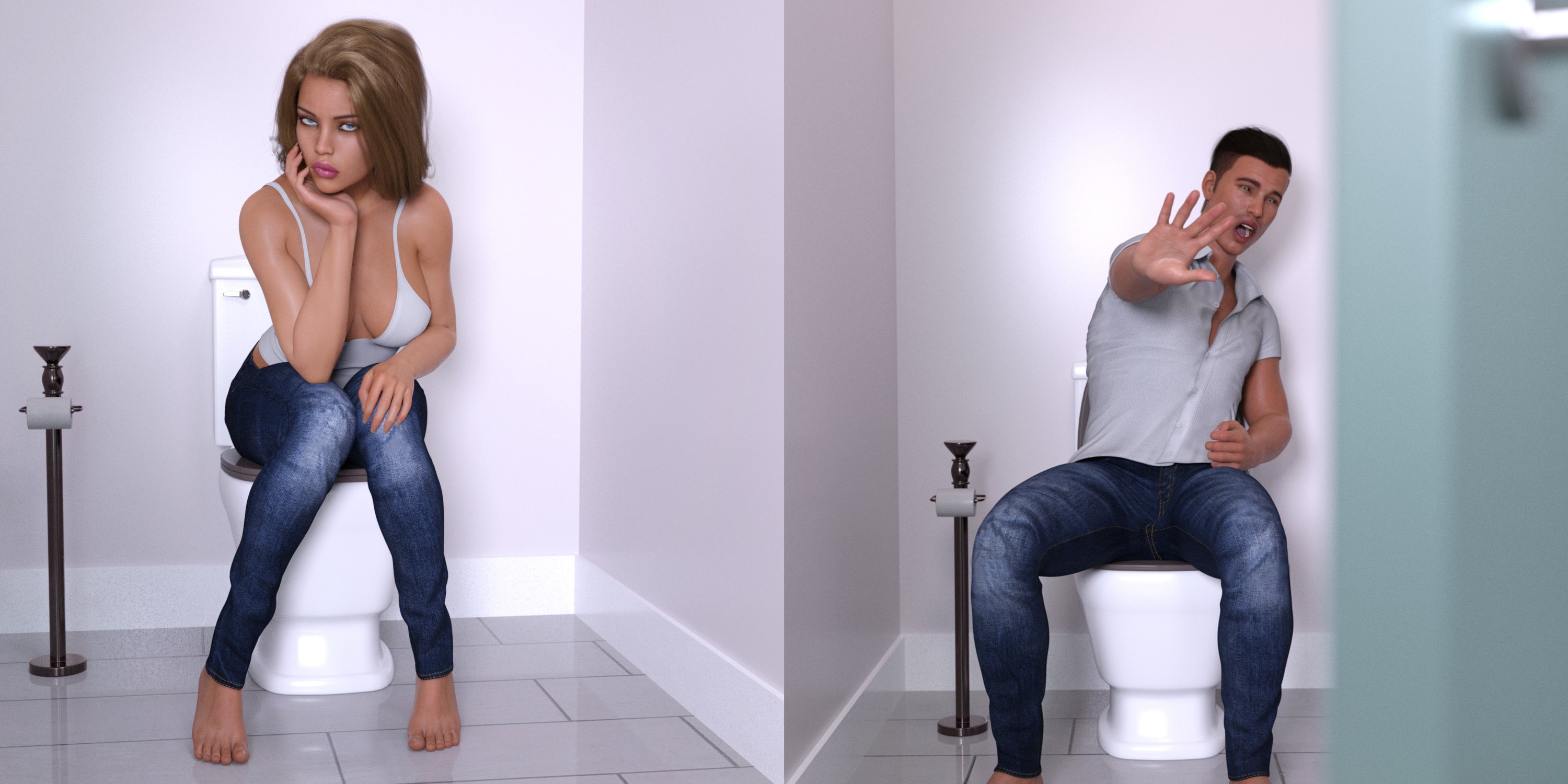 Z Shower and Lavatory Environment Z Shower and Lavatory Environment by: Zeddicuss, 3D Models by Daz 3D