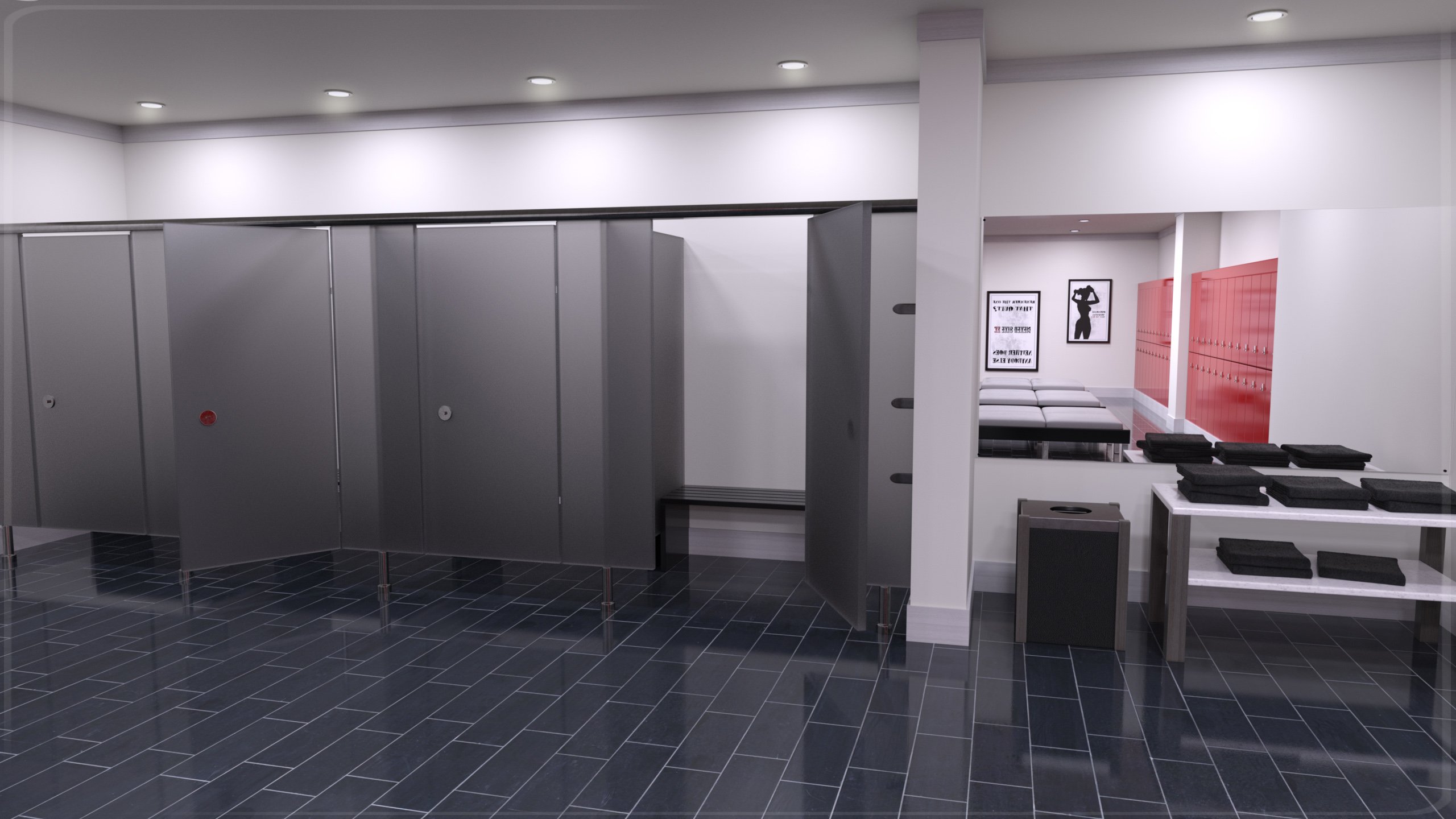 Z Changing Room Environment Z Changing Room Environment by: Zeddicuss, 3D Models by Daz 3D