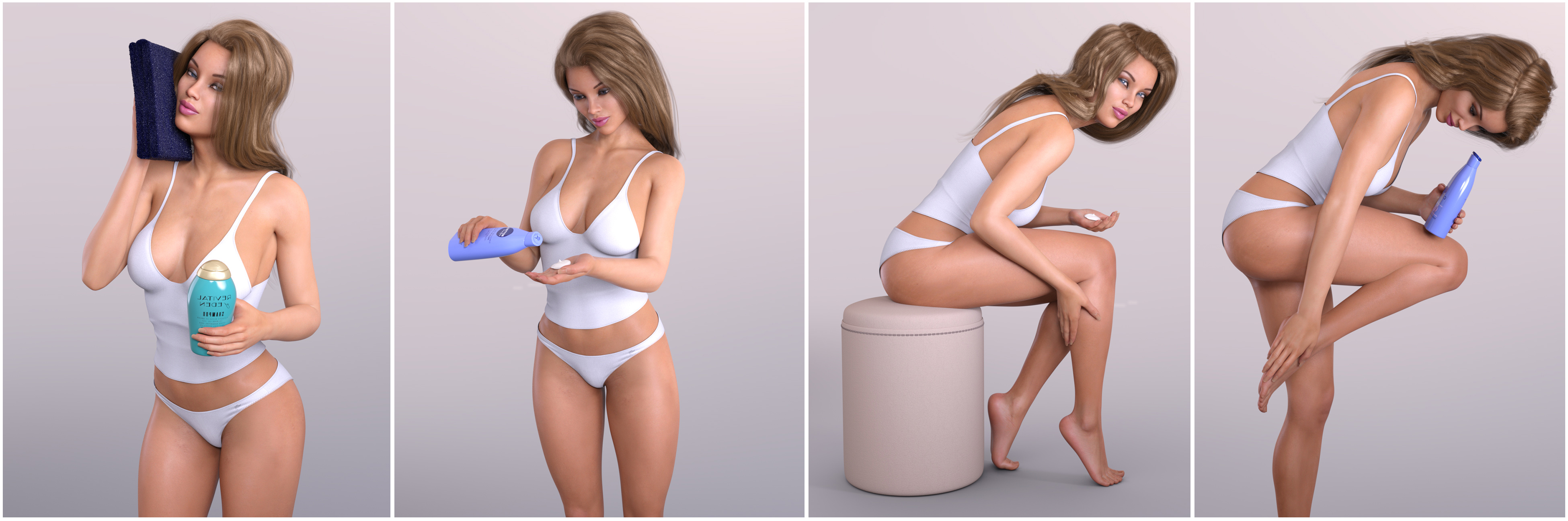 Z Getting Ready Props and Poses for Genesis 3 and 8 by: Zeddicuss, 3D Models by Daz 3D