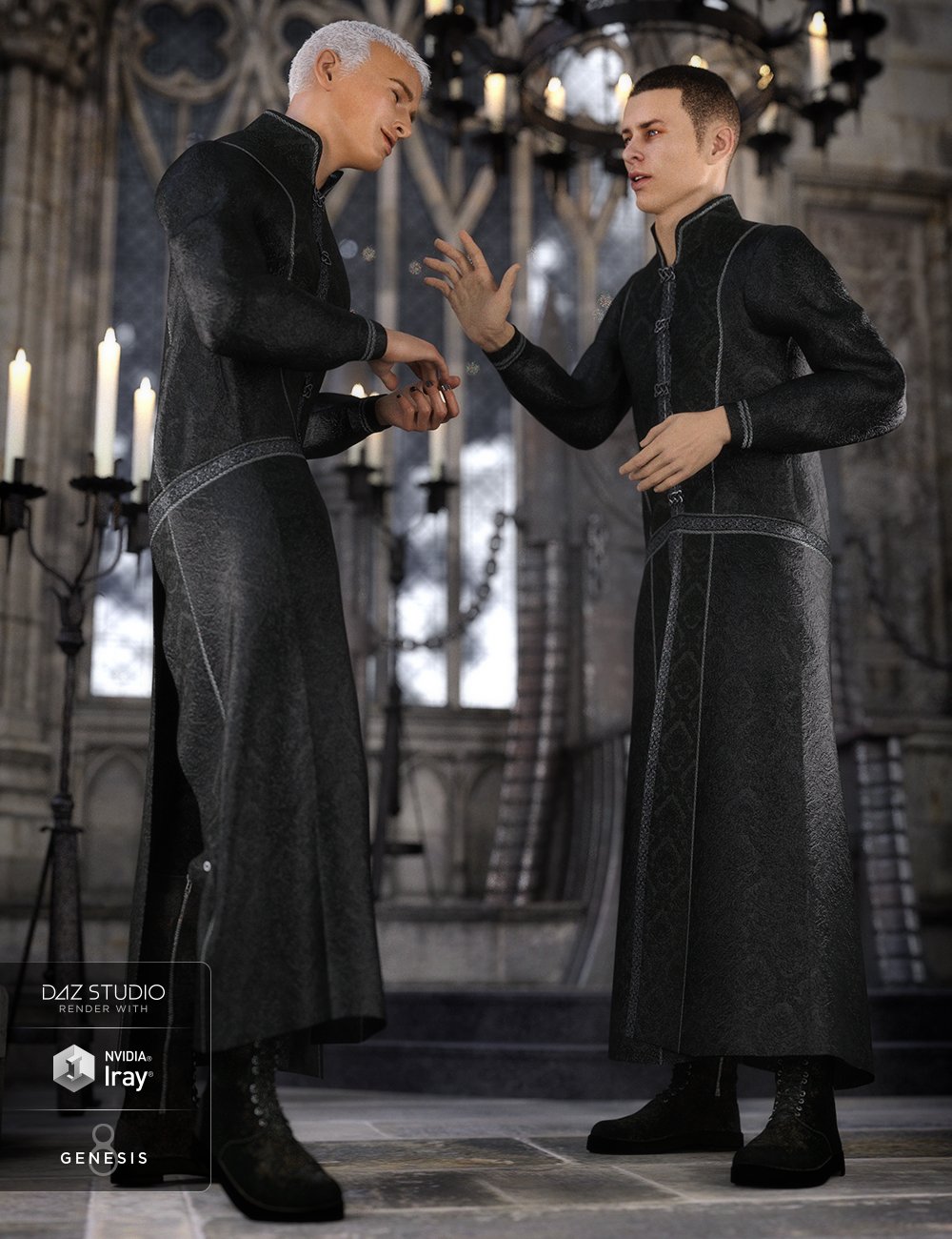 dForce Gothic Prince Outfit for Genesis 8 Male(s) dForce Gothic Prince Outfit for Genesis 8 Male(s) by: Anna BenjaminNikisatez, 3D Models by Daz 3D