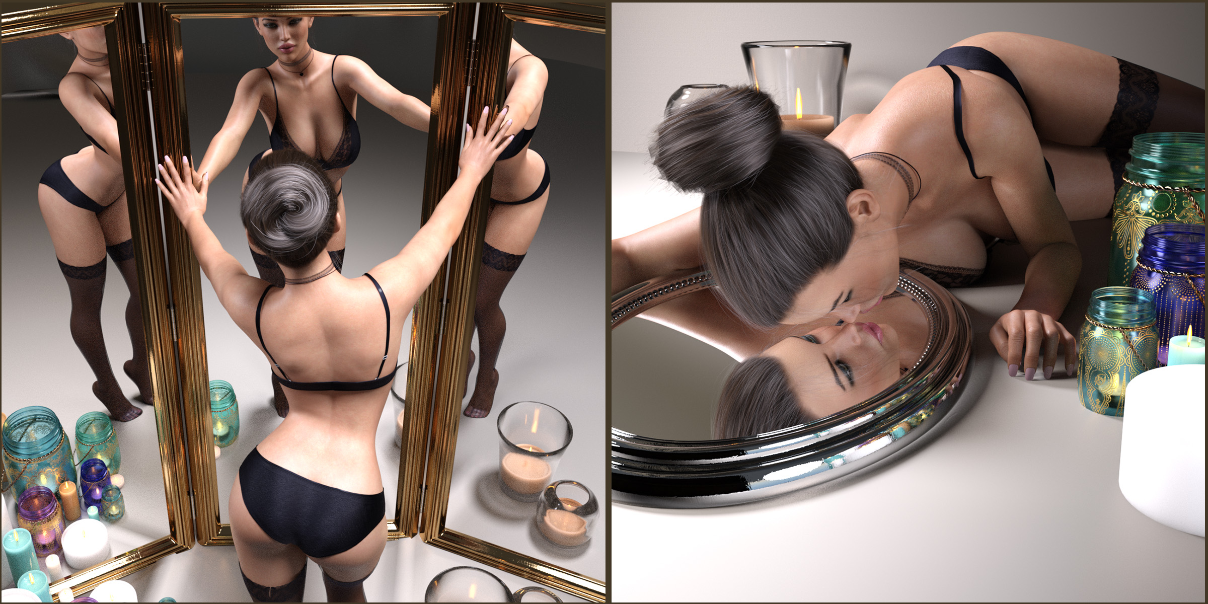 Z Sexy Reflections Mirrors and Poses for Genesis 3 and 8 Female Z Sexy Reflections Mirrors and Poses for Genesis 3 and 8 Female by: Zeddicuss, 3D Models by Daz 3D