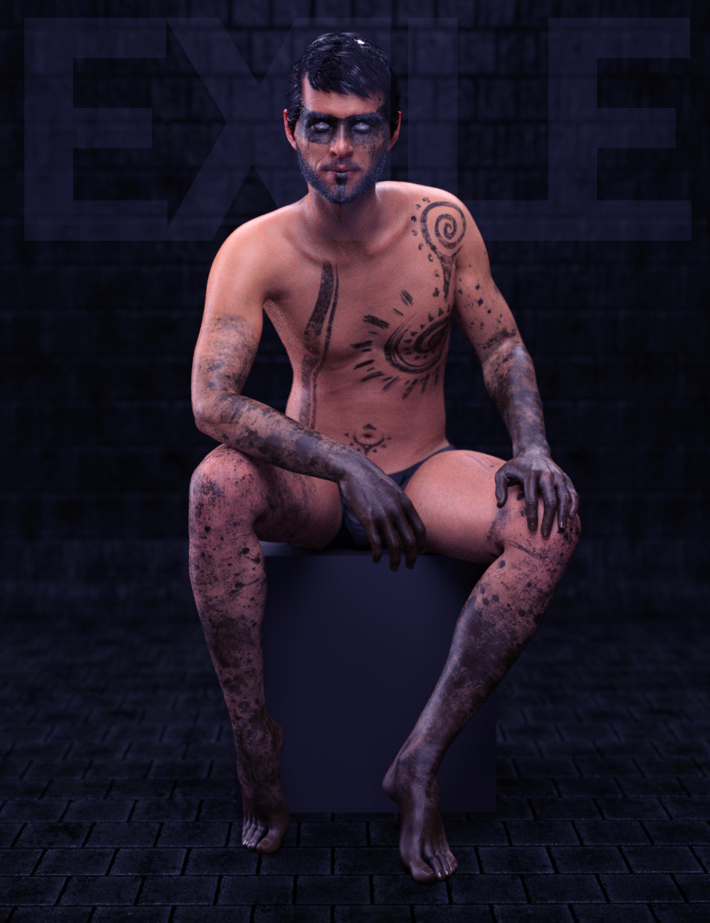 Exile Poses for Nix 8 and Genesis 8 Male by: Shimuzu, 3D Models by Daz 3D