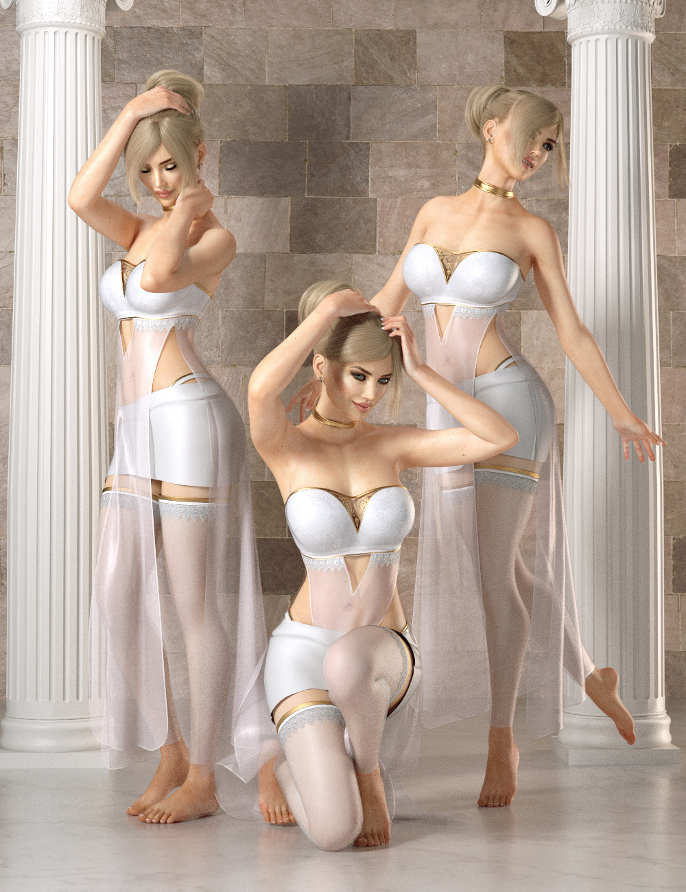 Delicatesse Pose Set for Genesis 8 Female(s) by: Val3dart3D Sugar, 3D Models by Daz 3D