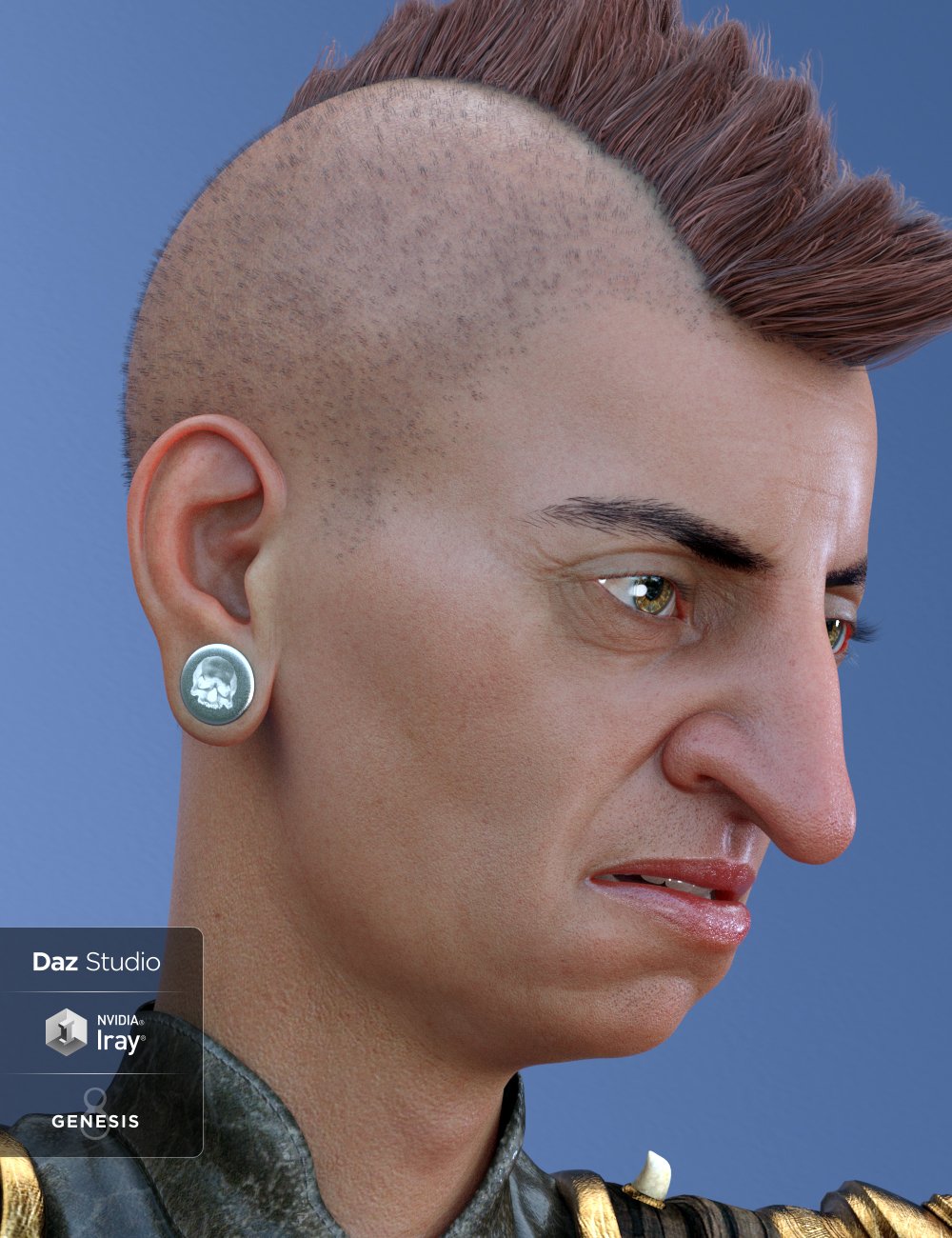 Gauged Ears for Genesis 8 Male(s) Gauged Ears for Genesis 8 Male(s) by: Arien, 3D Models by Daz 3D