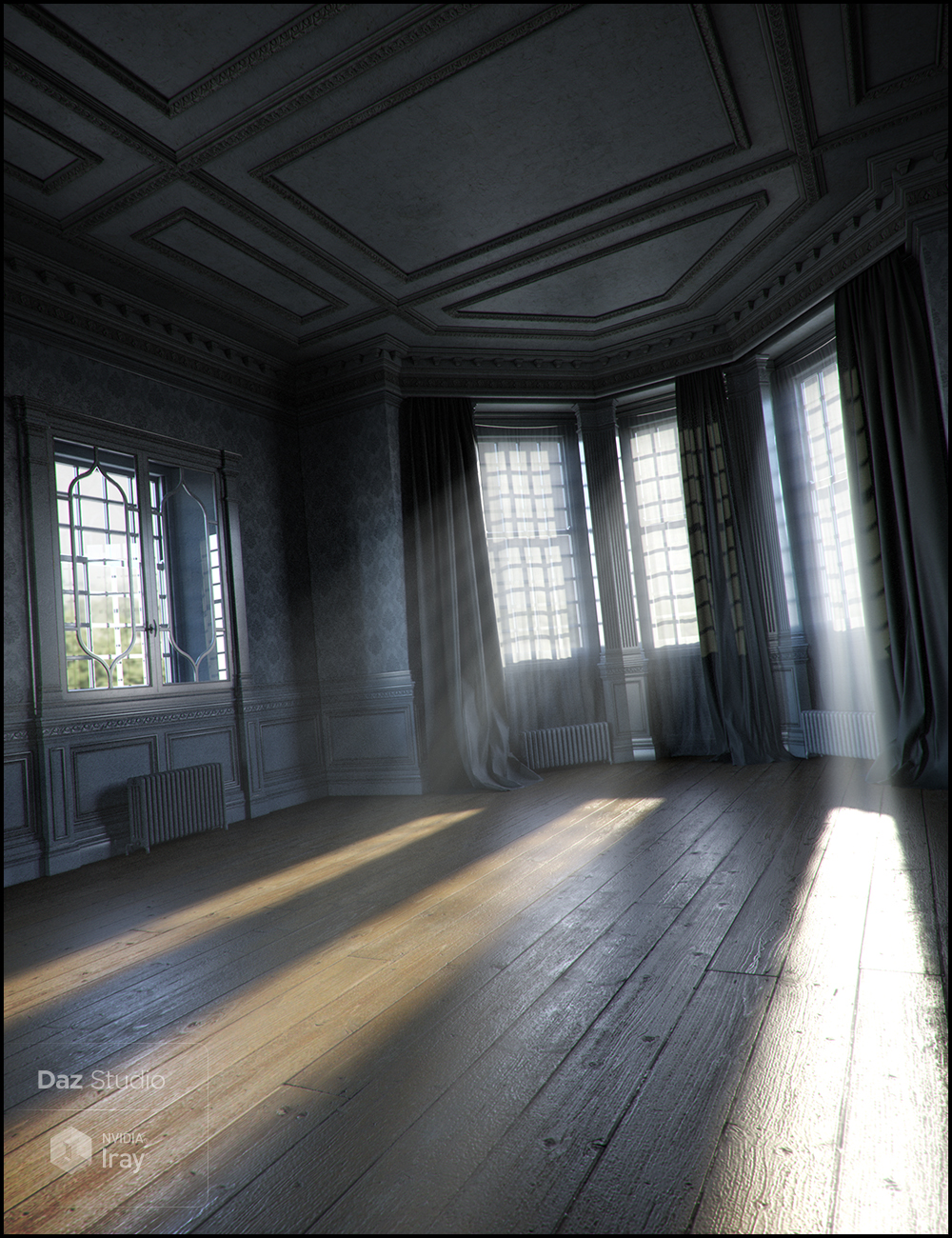 Neoclassical for Rural Chateau I - III by: Jack Tomalin, 3D Models by Daz 3D