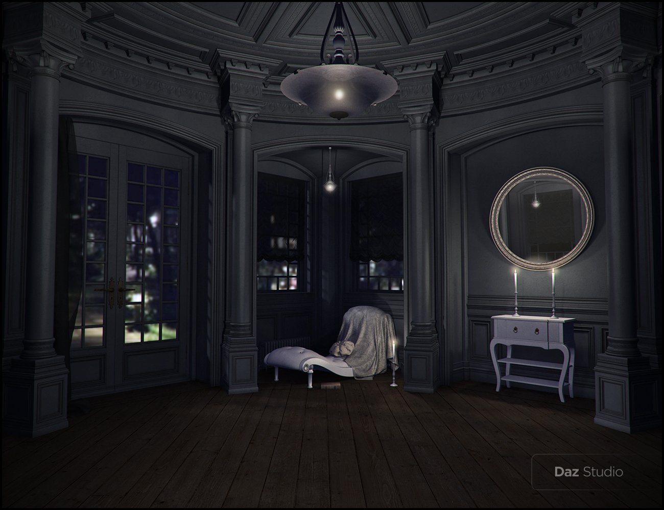 Neoclassical for Rural Chateau I - III Neoclassical for Rural Chateau I - III by: Jack Tomalin, 3D Models by Daz 3D
