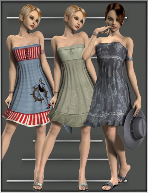 Fashion Summer for Cool Summer by: HH Drache, 3D Models by Daz 3D