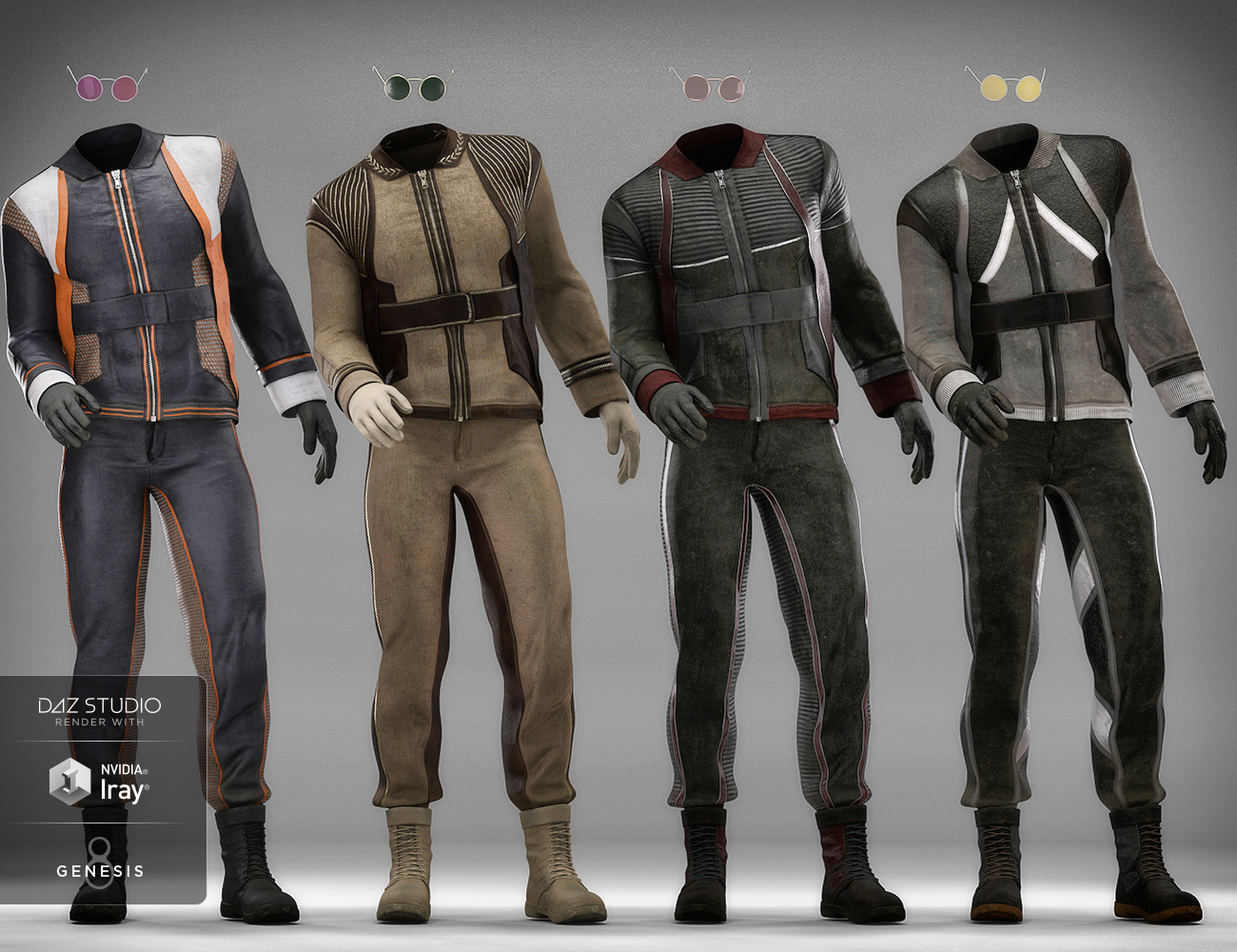 Intergalactic Spy Outfit Textures Intergalactic Spy Outfit Textures by: , 3D Models by Daz 3D