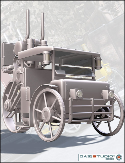Steam Cab-Taxi Steam Cab-Taxi by: , 3D Models by Daz 3D