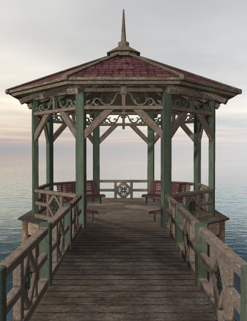 Pier View by: , 3D Models by Daz 3D