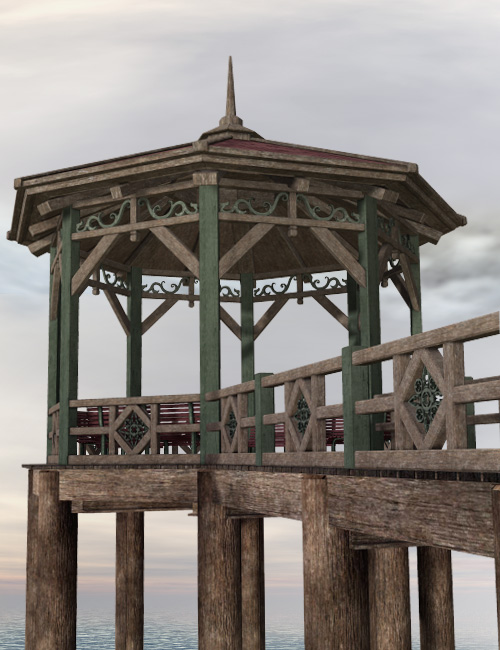 Pier View by: , 3D Models by Daz 3D