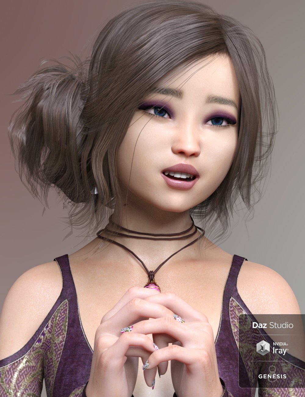 Naomi HD for Genesis 8 Female by: Anain, 3D Models by Daz 3D