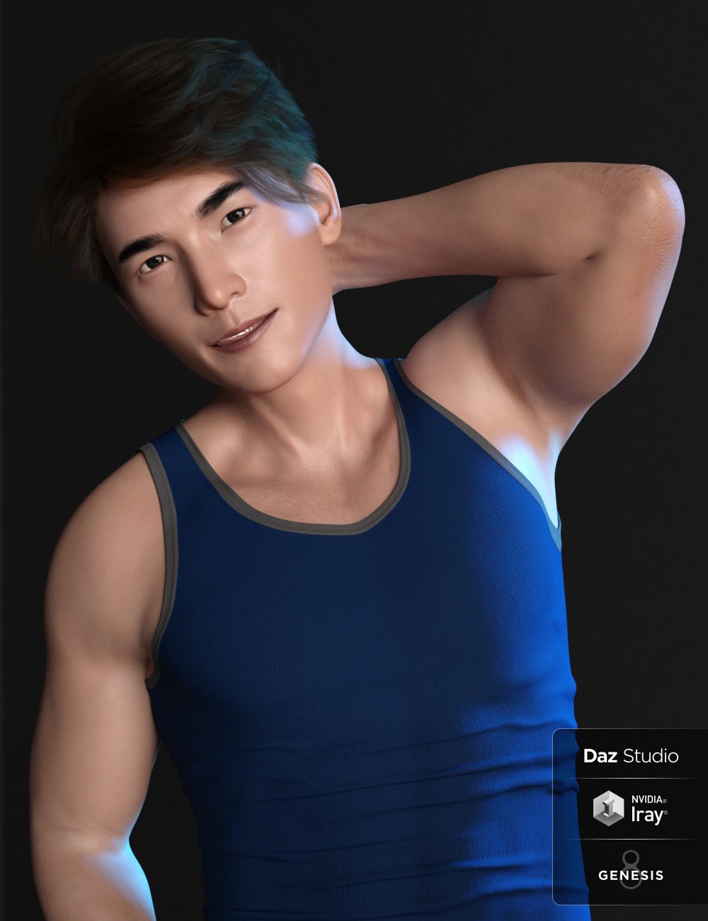 Yang and Expressions for Genesis 8 Male by: Goanna, 3D Models by Daz 3D