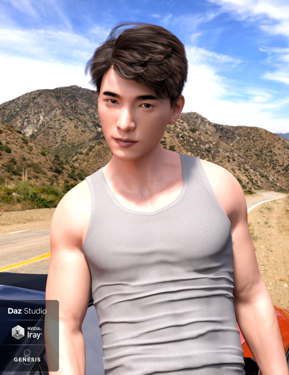 Yang and Expressions for Genesis 8 Male by: Goanna, 3D Models by Daz 3D