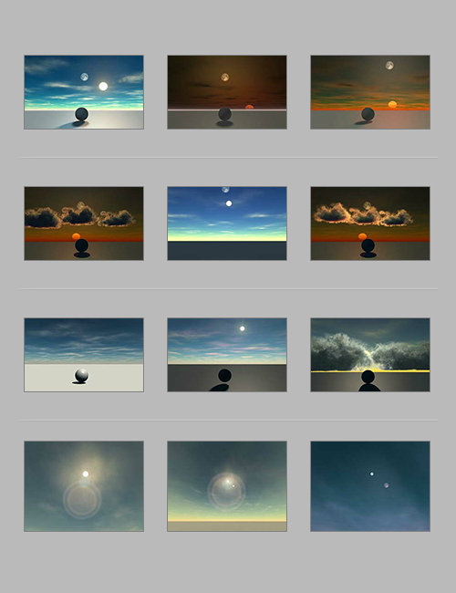 RM Realistic Sky Presets by: , 3D Models by Daz 3D