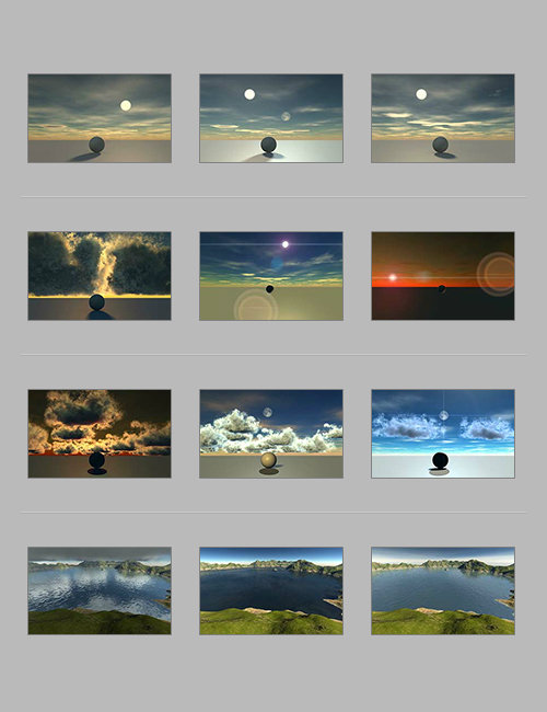 RM Realistic Sky Presets by: , 3D Models by Daz 3D