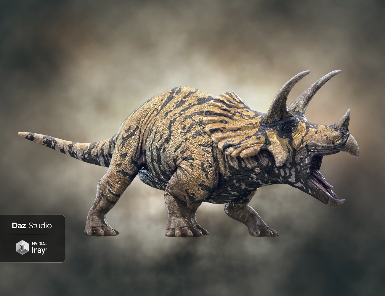 HH Triceratops by: Herschel Hoffmeyer, 3D Models by Daz 3D