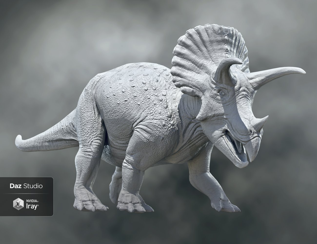 HH Triceratops by: Herschel Hoffmeyer, 3D Models by Daz 3D