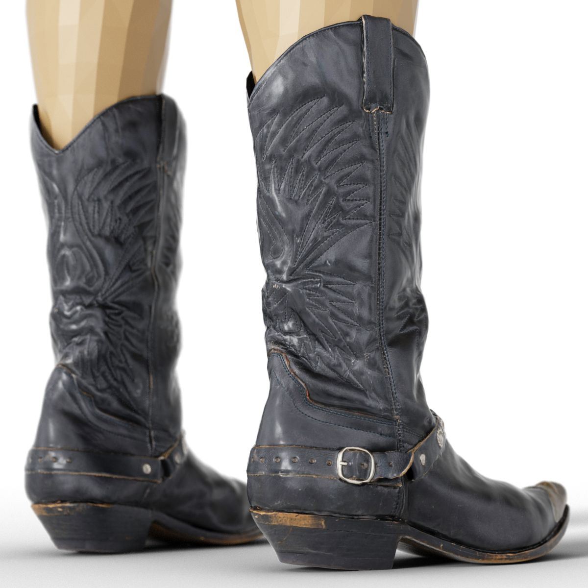 Cowgirl Leather Boots for Genesis 8 Female Cowgirl Leather Boots for Genesis 8 Female by: Polygonal Miniatures, 3D Models by Daz 3D