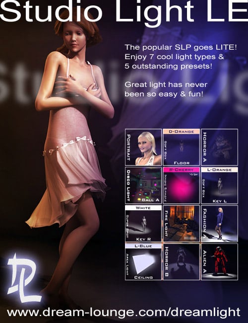 Studio Light LE by: Dreamlight, 3D Models by Daz 3D