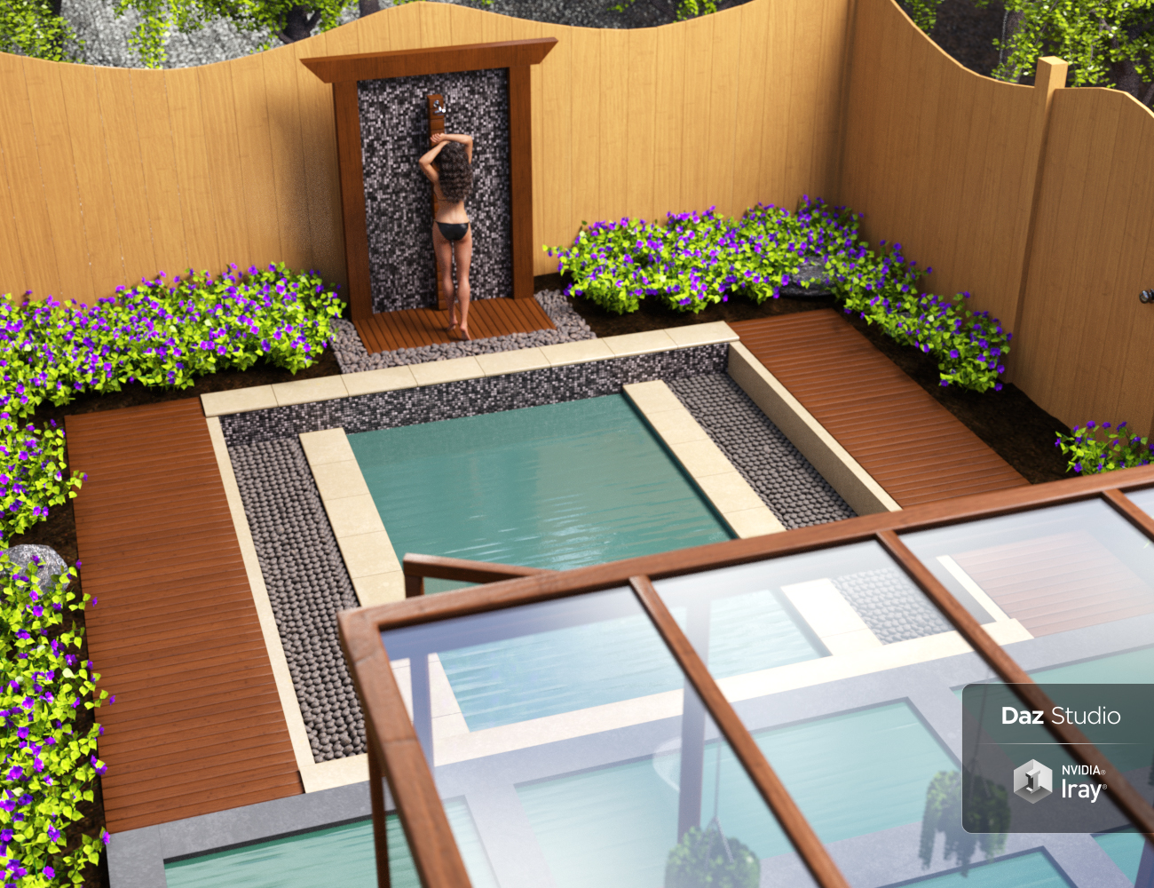 Garden Bathroom Garden Bathroom by: Charlie, 3D Models by Daz 3D