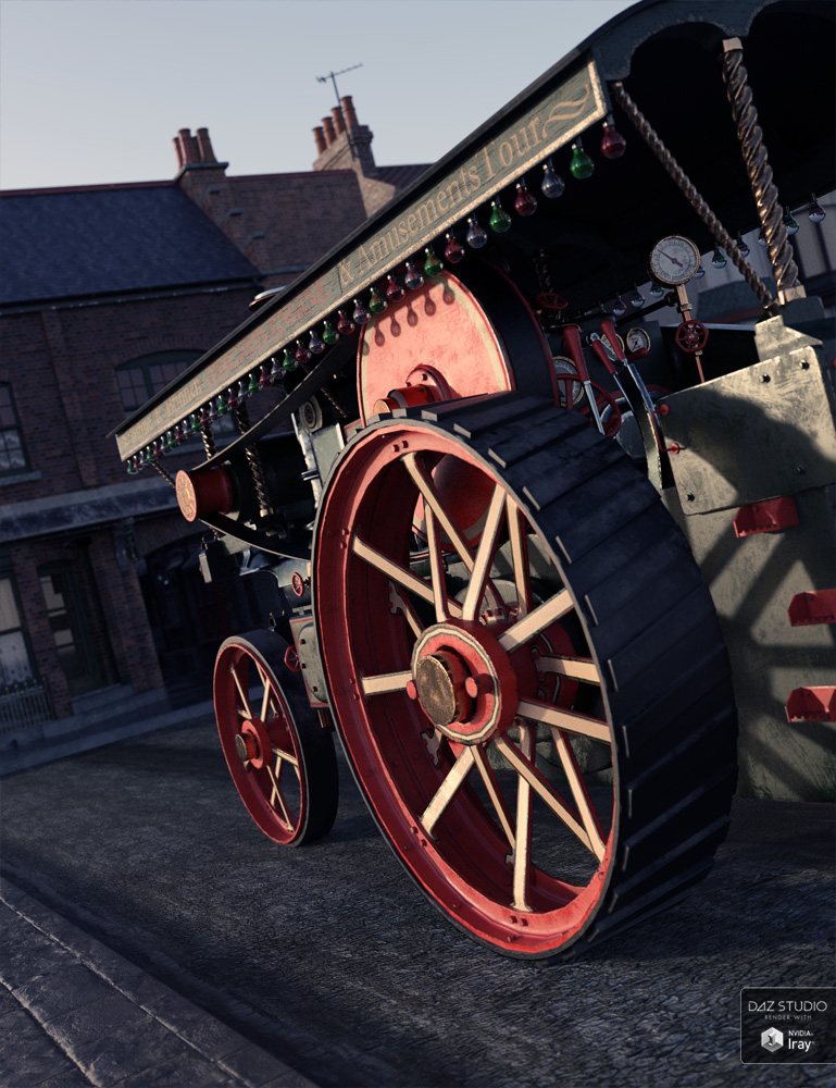 Traction Engine by: ForbiddenWhispersDavid Brinnen, 3D Models by Daz 3D
