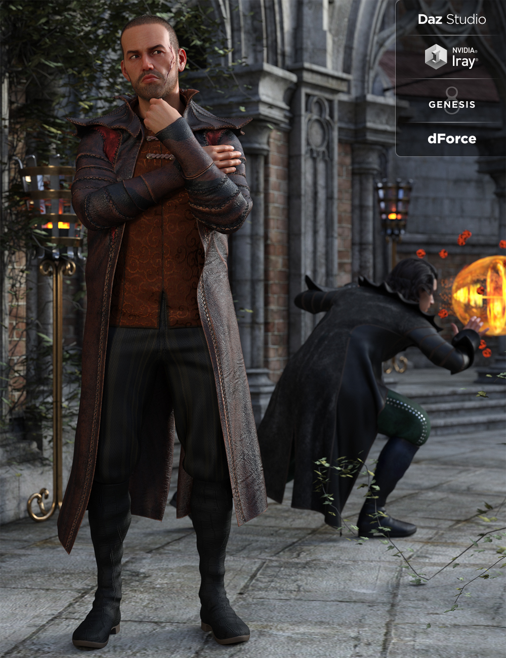 dForce Dragonlord Outfit Textures dForce Dragonlord Outfit Textures by: Moonscape GraphicsSade, 3D Models by Daz 3D