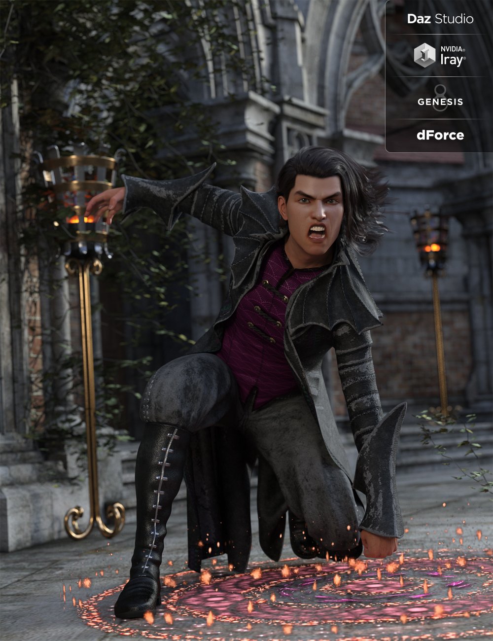 dForce Dragonlord Outfit Textures dForce Dragonlord Outfit Textures by: Moonscape GraphicsSade, 3D Models by Daz 3D