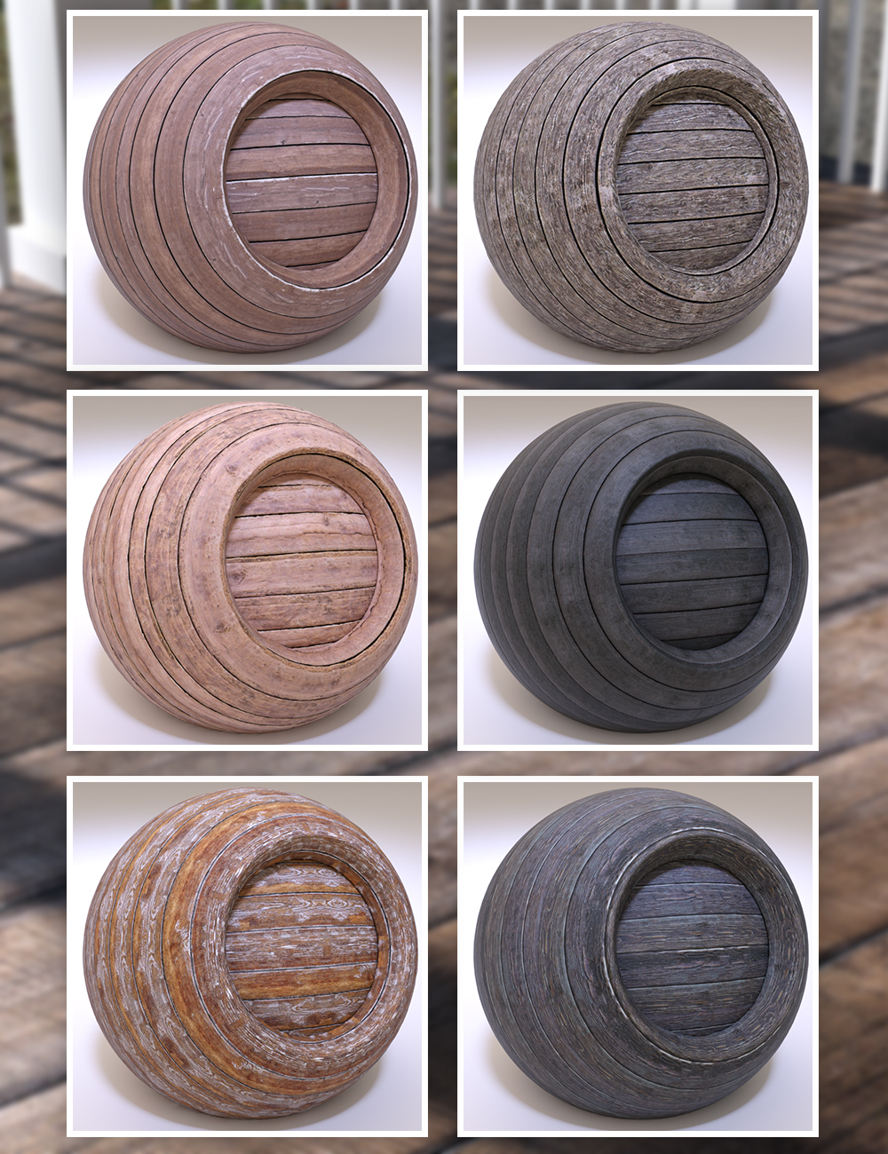 Wooden Planks - Iray Shaders by: Dimidrol, 3D Models by Daz 3D