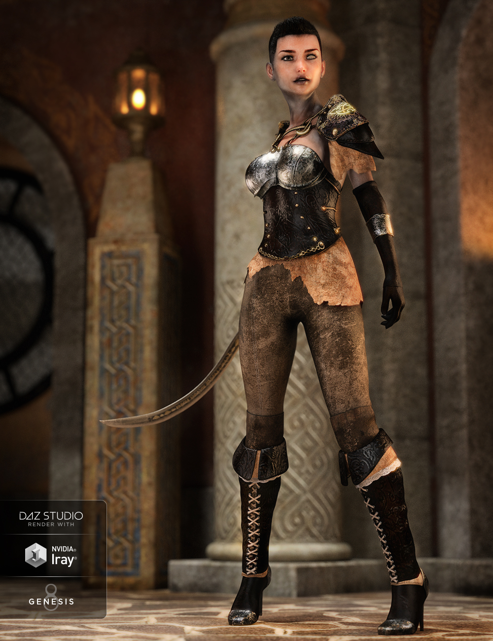 dForce Blackwater Guild Outfit Textures by: Shox-Design, 3D Models by Daz 3D