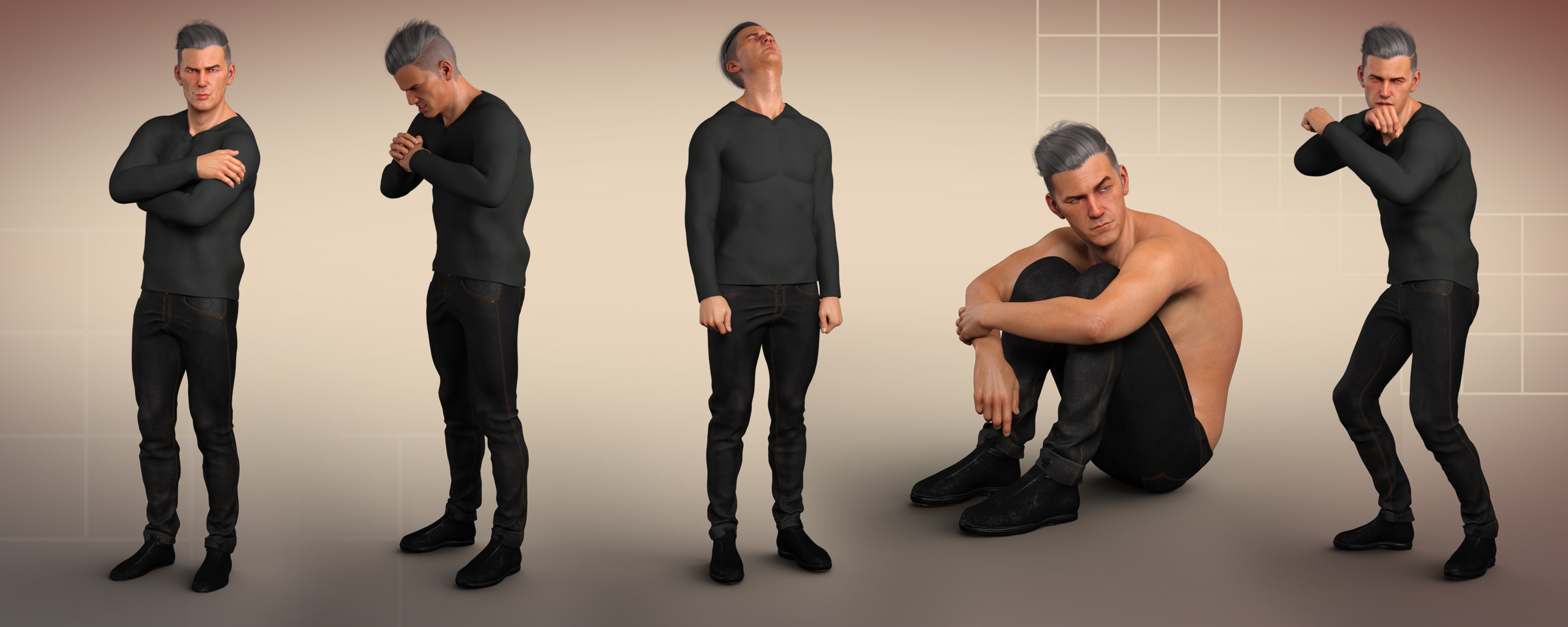 Z Still Got It Poses and Expressions for Genesis 8 Male and Christian 8 by: Zeddicuss, 3D Models by Daz 3D