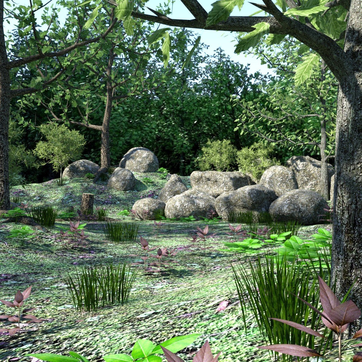 My Beautiful Forest by: JeffersonAF, 3D Models by Daz 3D