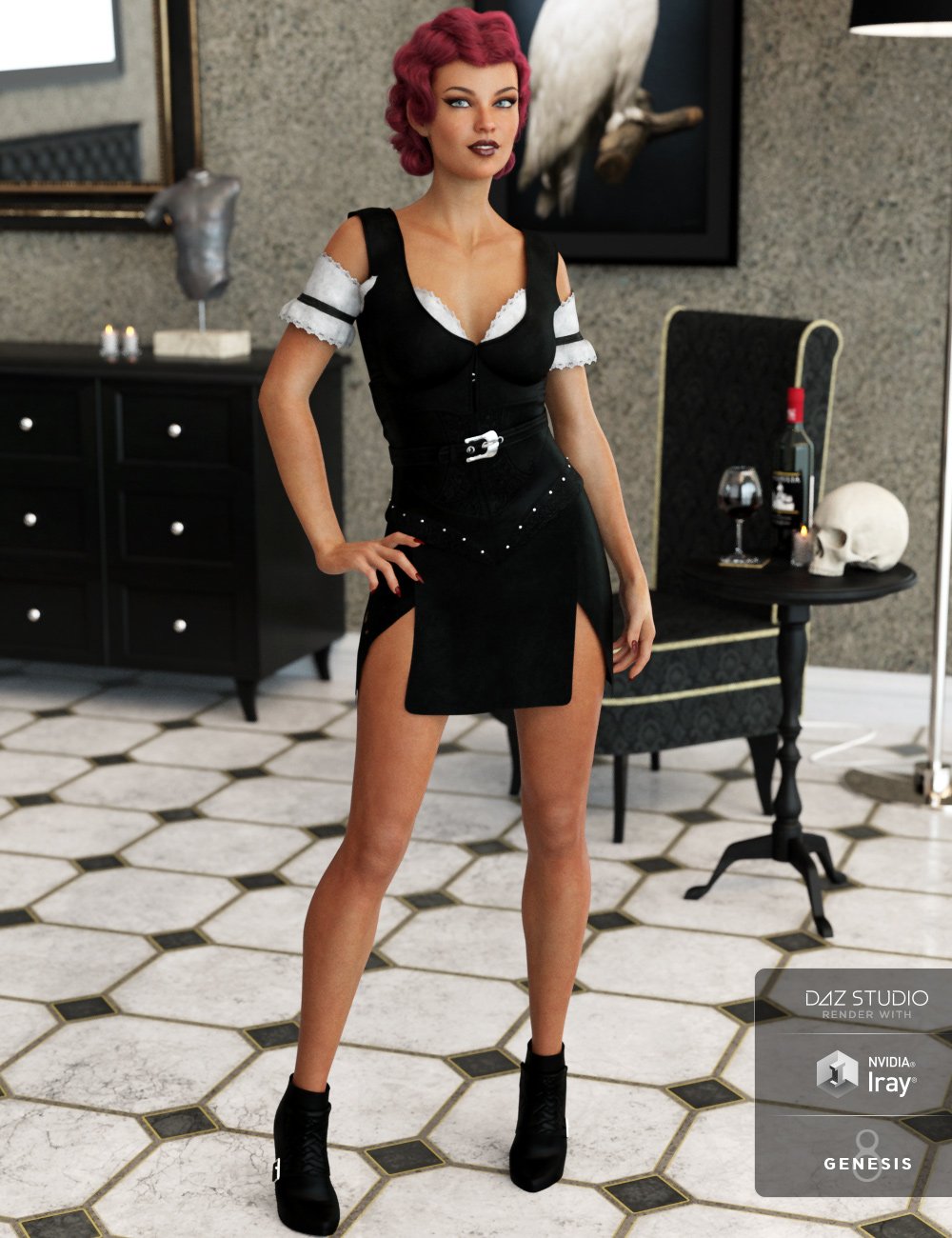 dForce Bellarose Outfit for Genesis 8 Female(s) dForce Bellarose Outfit for Genesis 8 Female(s) by: Barbara BrundonShox-DesignUmblefugly, 3D Models by Daz 3D