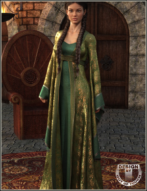 dForce Lorelle Gown Texture Expansion by: outoftouch, 3D Models by Daz 3D