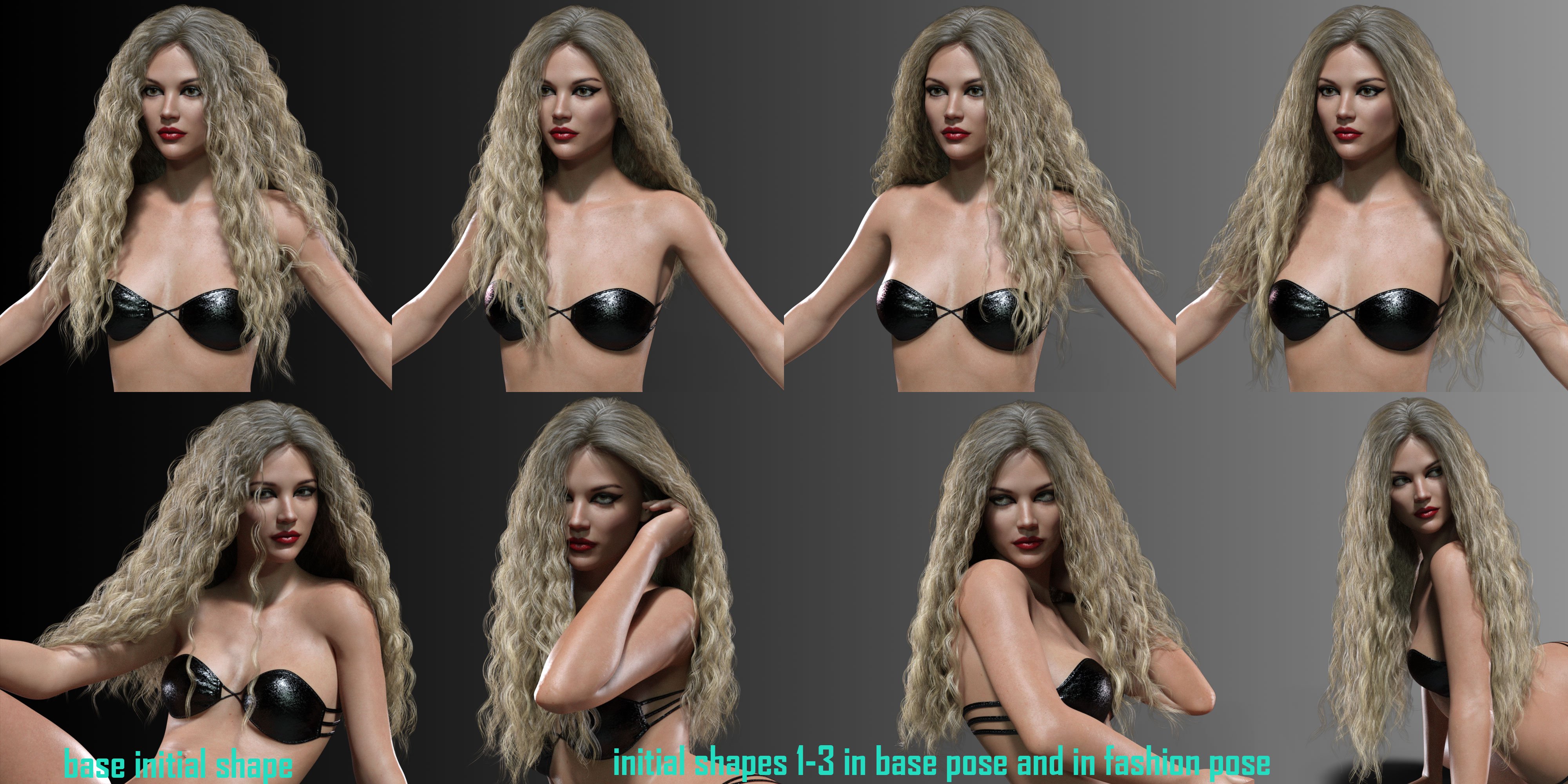 Daz 3D - Blond Hair for Genesis 3 Male(s) - wide 4