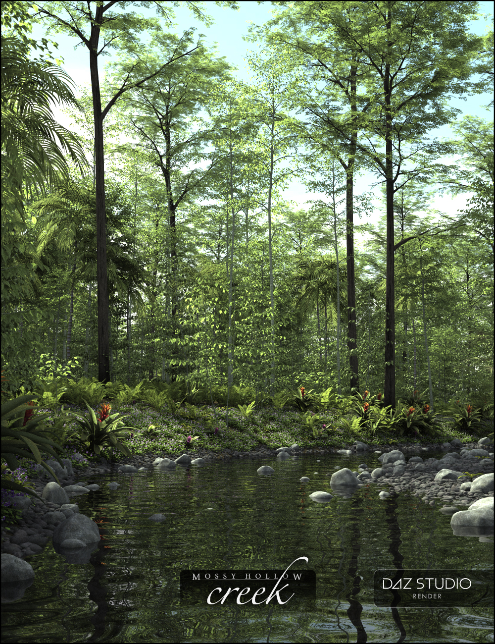 Mossy Hollow Creek Mossy Hollow Creek by: HowieFarkes, 3D Models by Daz 3D