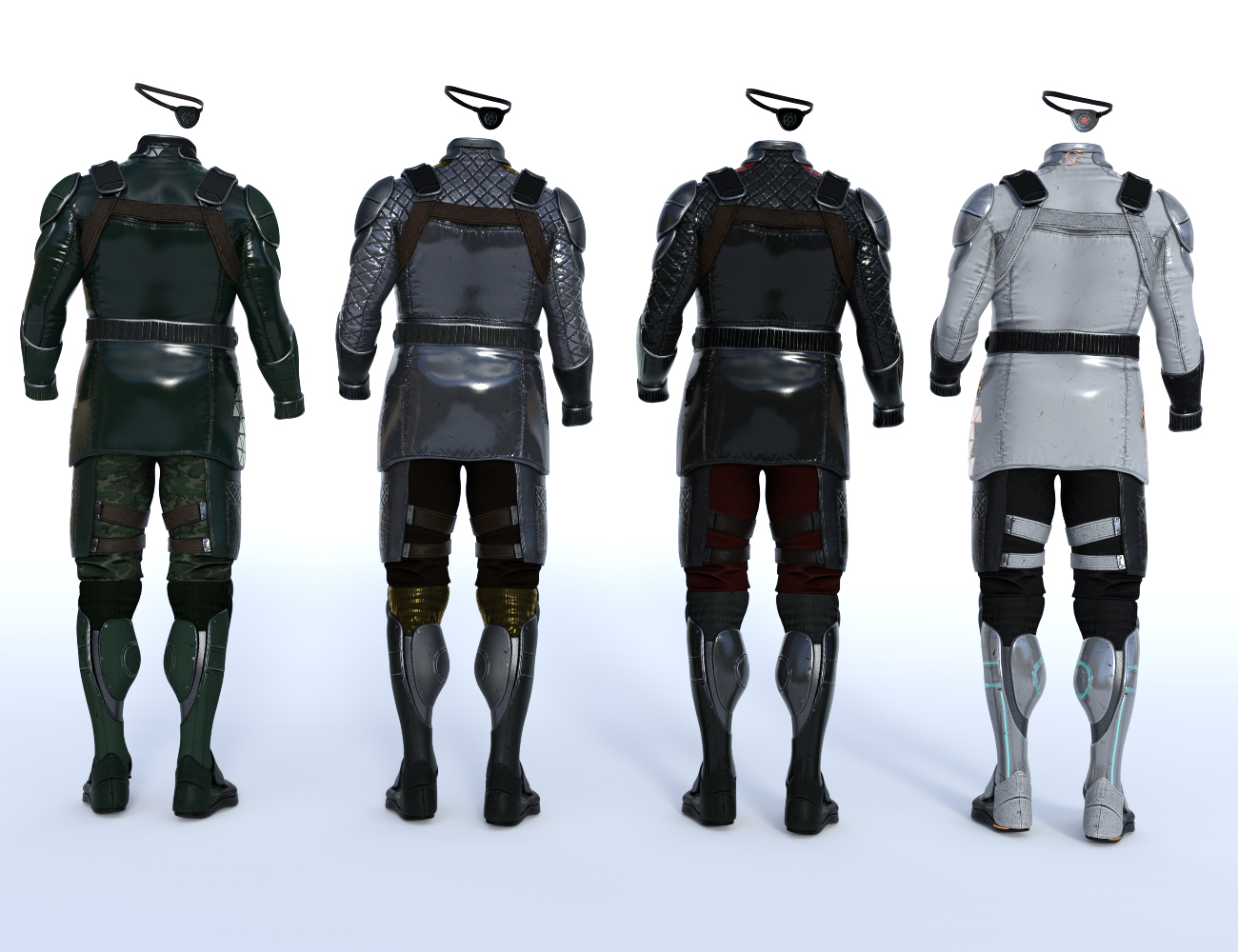Space Pirate Outfit Textures by: Demian, 3D Models by Daz 3D