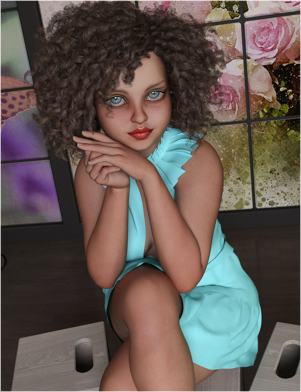 Kireina for The Girl 8 by: Belladzines, 3D Models by Daz 3D