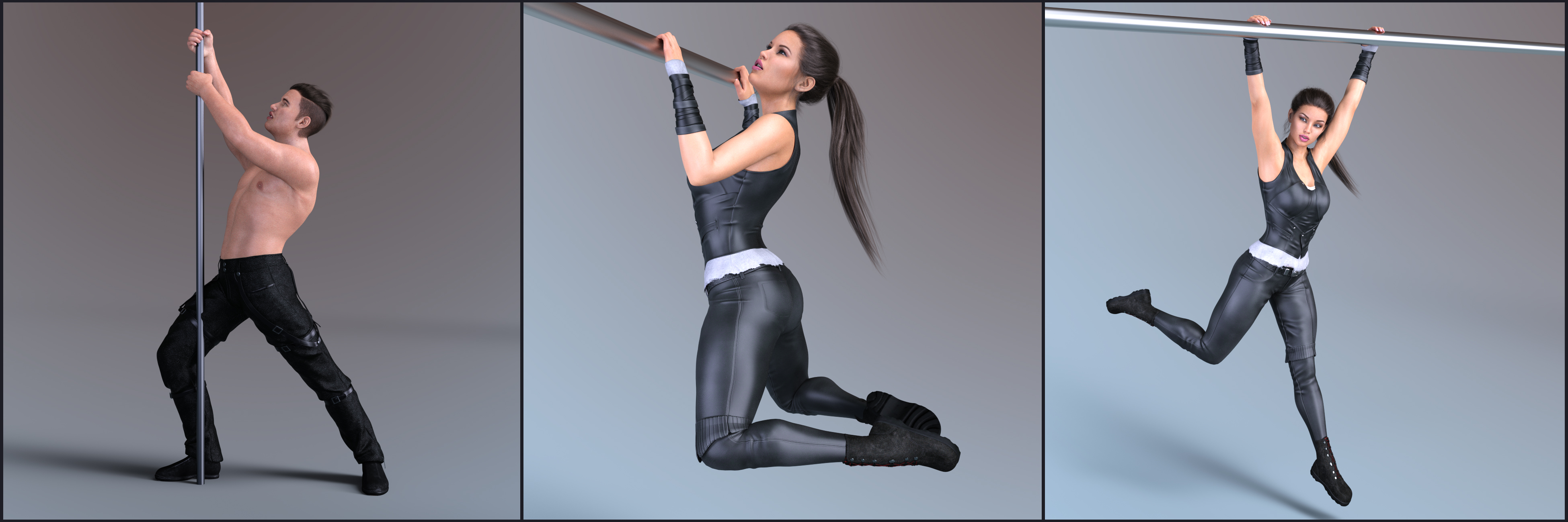 Z Utility Climbing and Hanging Poses for Genesis 3 and 8 Z Utility Climbing and Hanging Poses for Genesis 3 and 8 by: Zeddicuss, 3D Models by Daz 3D