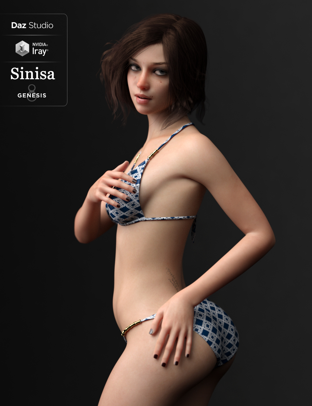 Sinisa HD for Genesis 8 Female by: iSourceTextures, 3D Models by Daz 3D