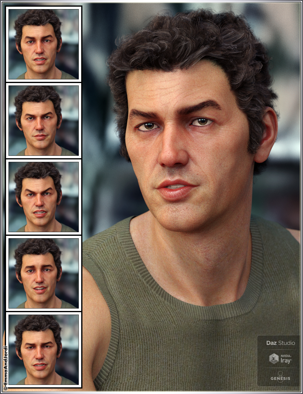 Christian Mixable Expressions for Genesis 8 Male(s) Christian Mixable Expressions for Genesis 8 Male(s) by: , 3D Models by Daz 3D