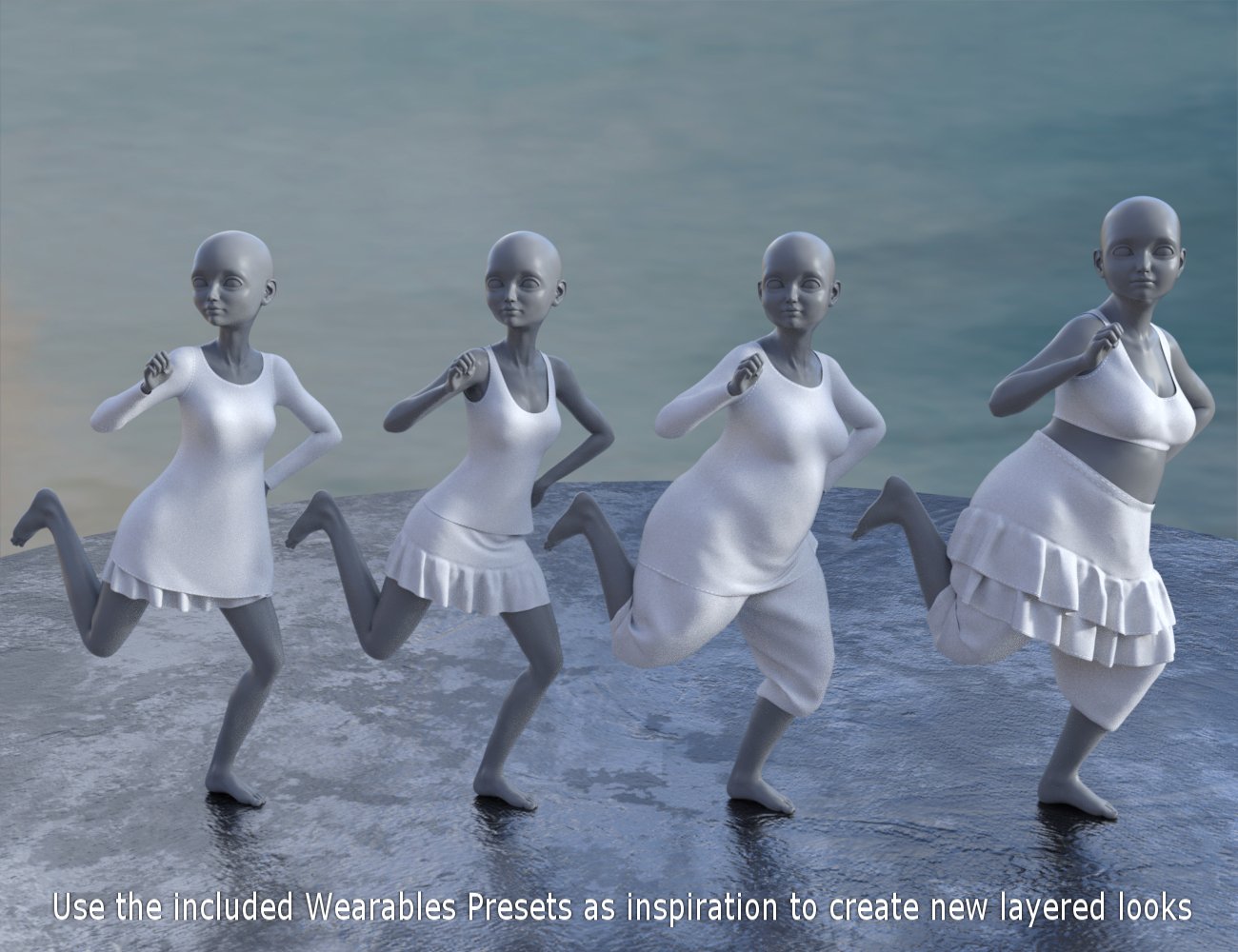 dForce Casual Cute for Genesis 8 Female(s) by: Aave Nainen, 3D Models by Daz 3D