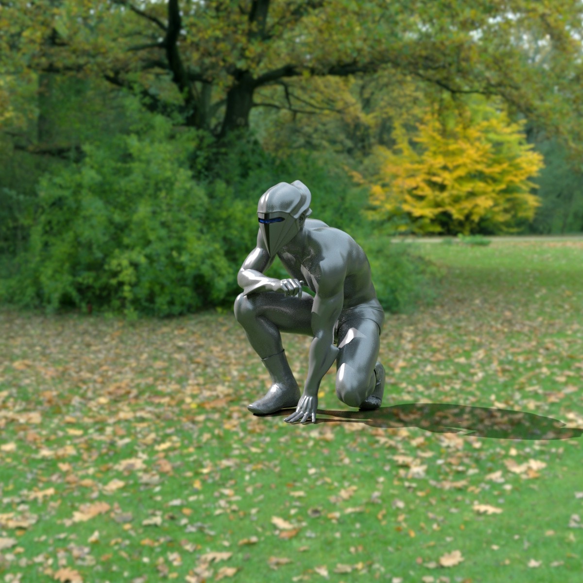 Silver Man for Genesis 8 Male Daz 3D