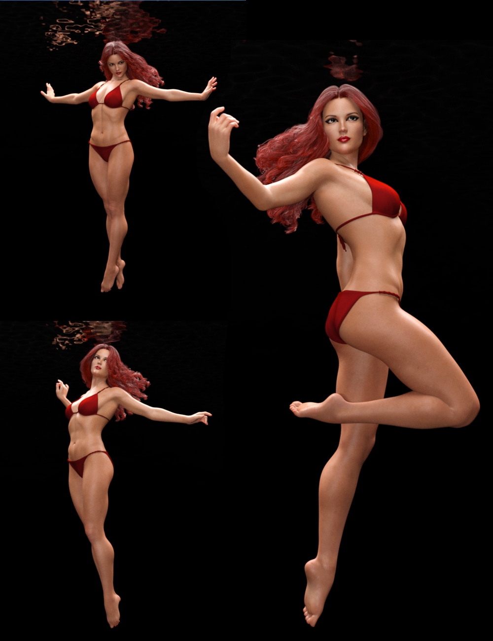 Kinetik Poses for Genesis 8 Female by: Shimuzu, 3D Models by Daz 3D